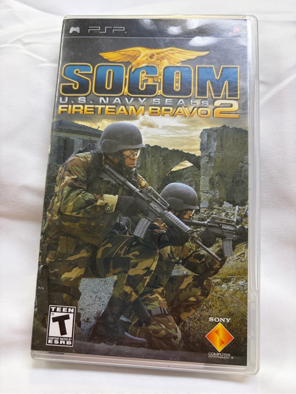 Sony PSP SOCOM Fireteam Bravo 2 – Black, Gold & Camouflage